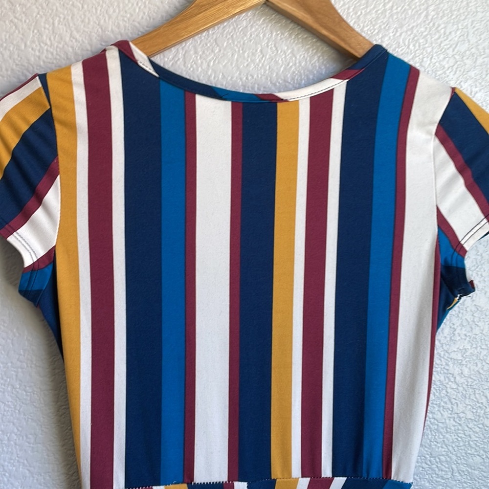 Adorable Colorful striped Dress - Picture 7 of 7